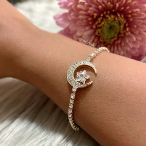 Starry Night 14K Cubic Zirconia Bracelet